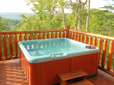 hot tub smoky mountains